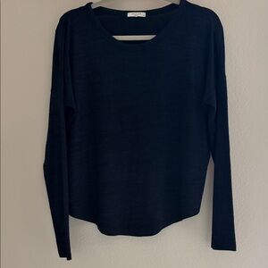 rag & bone Navy Long Sleeve Tee